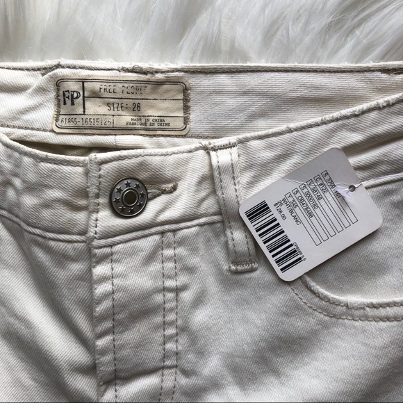 NWT Free People Jax Patched Skinny Jeans - Picture 3 of 5